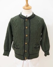 Otto Hundt Trachten Zopf Strickjacke Grösse XS/S Herren Schurwolle P575