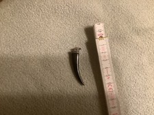 Thomas Sabo Zahn gross Zirkonia schwarz Echtsilber 925 Charm Anhänger