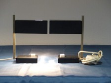 2 Tisch Leuchten Lampen Mid Century Minimalist Table Lamp Space Age 60er