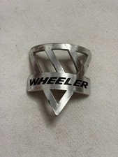 Wheeler Steuerkopfschild Markenschild Fahrrad Schutzblech Alt Emblem Oldtimer