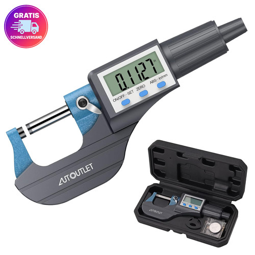 Digitaler mikrometer 25mm - mikrometer, 0-25mm