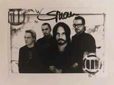 Der W Stephan Weidner v Onkelz original Autogramm / Autogrammkarte handsigniert 