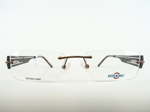 Randlose herrenbrille metall - randlose,