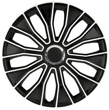 Radblenden Radkappen Voltec pro black schwarz weiß white 14 Zoll Radzierblende