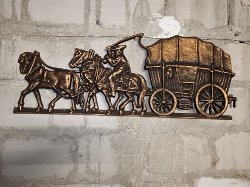 Vintage wandbild aus gusseisen - aus,