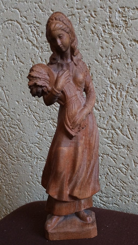 Holzfigur heiligenfigur - holzfigur,