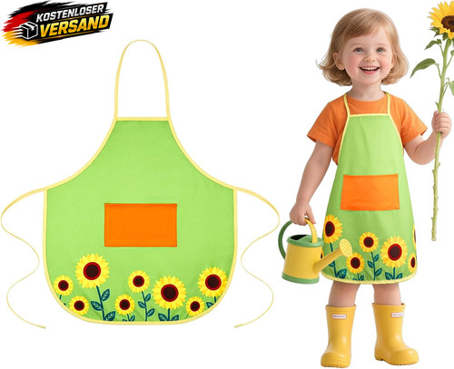 Kinder gartenschürze mit - kinder,