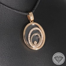 Wert 1890 € Brillant Diamant Anhänger 750 18 Karat Rose Gold xxyy