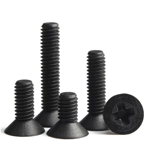 Schwarze nylon kreuzschlitz - schwarze,