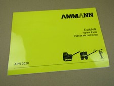Ammann APR 3020 Rüttelplatte Parts List Ersatzteilliste Pieces rechange 3/2012
