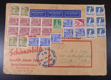 Berlin 1957, hohe Frankatur