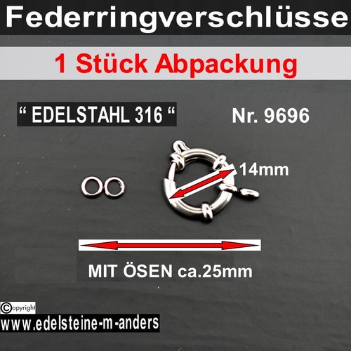 Federringverschluß 14mm