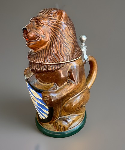 Original gerzit bierkrug - gerzit, löwe