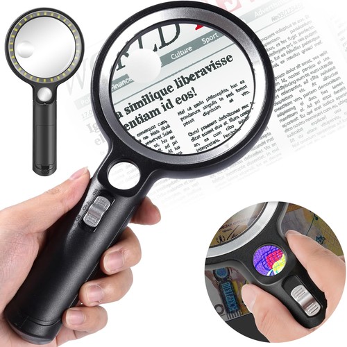 Lupe led handlupe mit - led, licht