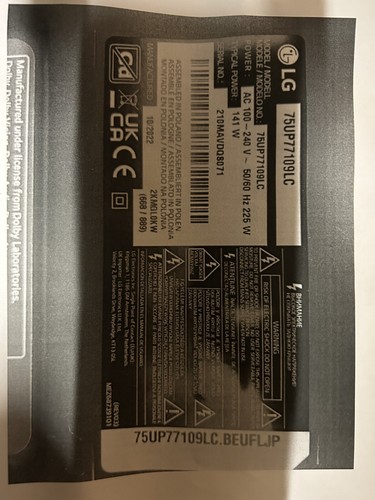Mainboard 75up77109lc - mainboard,