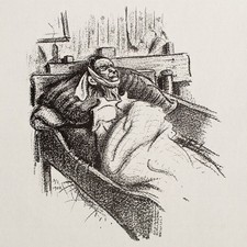 Heinrich Zille Zwanglose Geschichten Bilder Lithographie auf Bütten 1919 70 Jahr