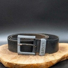 Levis Herren Gürtel Vintage Ledergürtel Jeans Ledergürtel Schwarz Größe 36