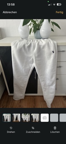 Jogginghose weiß m - gr., unisex