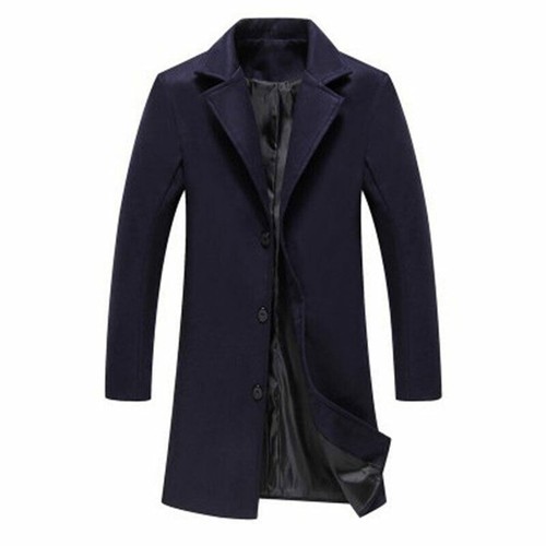 Herren wollmantel winter - wollmantel,