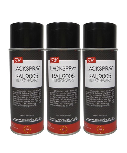 Lackspray ral9005 schwarz - ral9005,