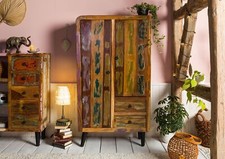Retro altholz kleiderschrank - altholz,