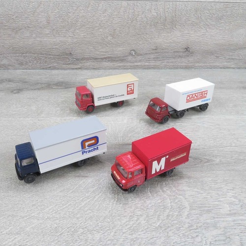 Wiking 4x lkws - 1:87,