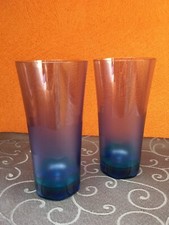 Tupperware NEU, Eleganzia, 2 Longdrink/Trink-Becher (á 475 ml), türkis blau, RAR