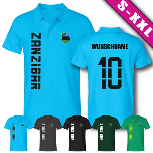 Sansibar zanzibar polo - sansibar, polo-shirt