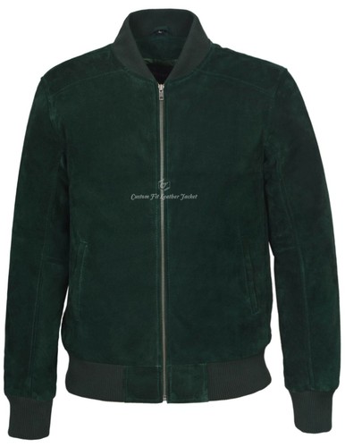 Herren 70er grün wildleder - 70er,