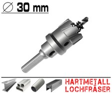 Hartmetall Flachschnitt Loch
