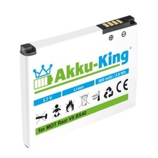 Akku-King Akku für Motorola ZN5 Razr V8 Razr2 V8 Moto U9 - BX40 BX41 SNN5806
