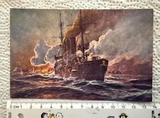 AK 1. Weltkrieg Kreuzer Emden beschießt Madras in Indien von Stöwer