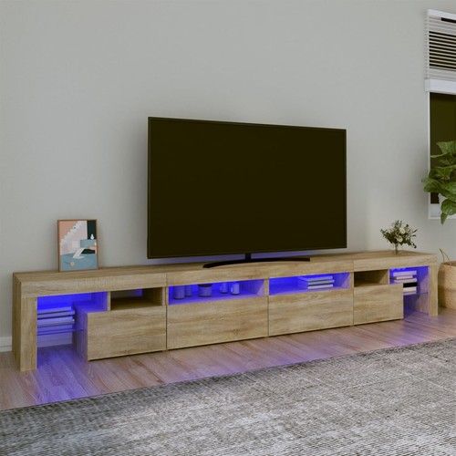 Schrank mit led leuchten - tv,