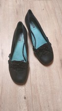 MARC Schuhe Gr. 39 Damen schwarze Pumps mit Absatz elegant Echtleder mittelhoch