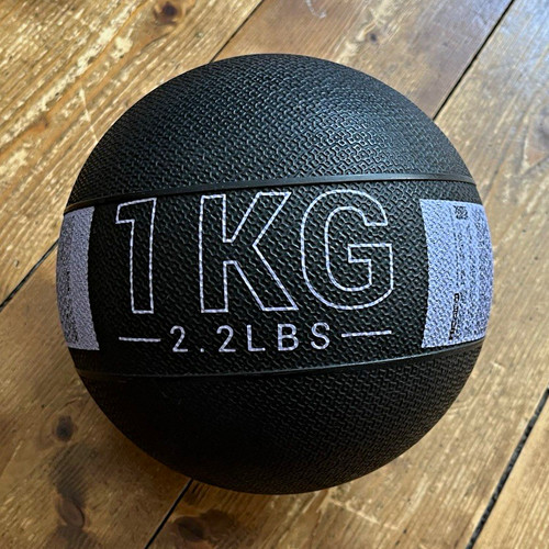 Medizinball schwarz - 1, kg