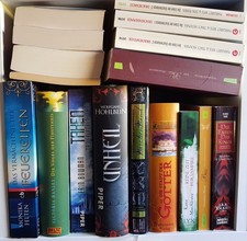 17x Fantasy Mystery Bücher Drachenlanze Vampire Romane Paket Sammlung Regalfach