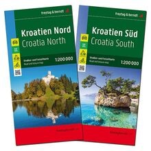 Kroatien, Straßenkarten-Set