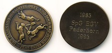 Medaille Drei Hasen Paderborn 1983 SpG EGV Paderborn 1993