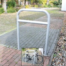 Fahrrad Anlehnbügel feuerverzinkt zum Einbetonieren Fahrradständer B-Ware