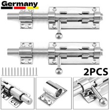 2X Türriegel Edelstahl -