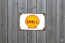 Blechschild SHELL 30 x 20 cm