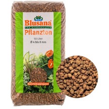 Blusana Blähton 50l Pflanzsubstrat für Hydrokultur Pflanzton Granulat 4-8mm