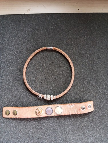 Lederarmband lederhalskette - lederarmband, &