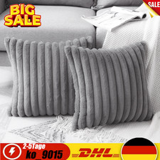2er Set Deko Kissenbezug 45x45