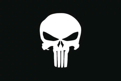 Punisher weiß schwarz - 3,