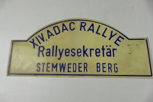 Rallye schilder blechschild - rallye,