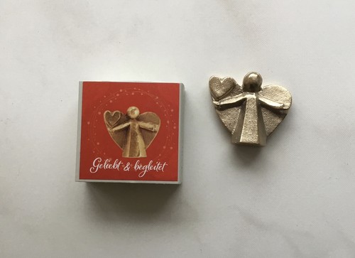 Bronze engel geliebt und - bronze,