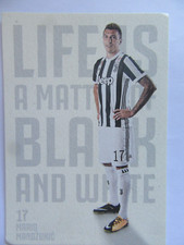 Mario Mandzukic Juventus Turin AK Autogrammkarte o.U.
