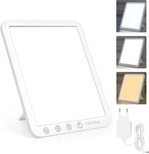 Vollspektrum Therapie Tageslichtlampe LED Lichttherapie Dimmbar Timer 15000LUX