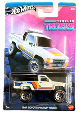 Hot Wheels 1987 Toyota Pickup Truck 4/5 Tubular Trucks 1:64 Modellauto Spielzeug